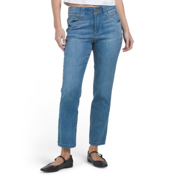 DEMOCRACY Mid Blue Ab Technology High Rise Skinny Jeans - Picture 1 of 2